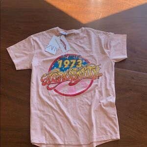 ZARA NEW ROCKER AEROSMITH T-SHIRT KIDS SIZE 10